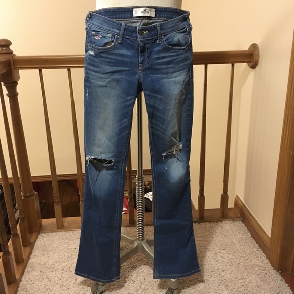 Hollister Denim - Hollister distressed jeans womens size 7